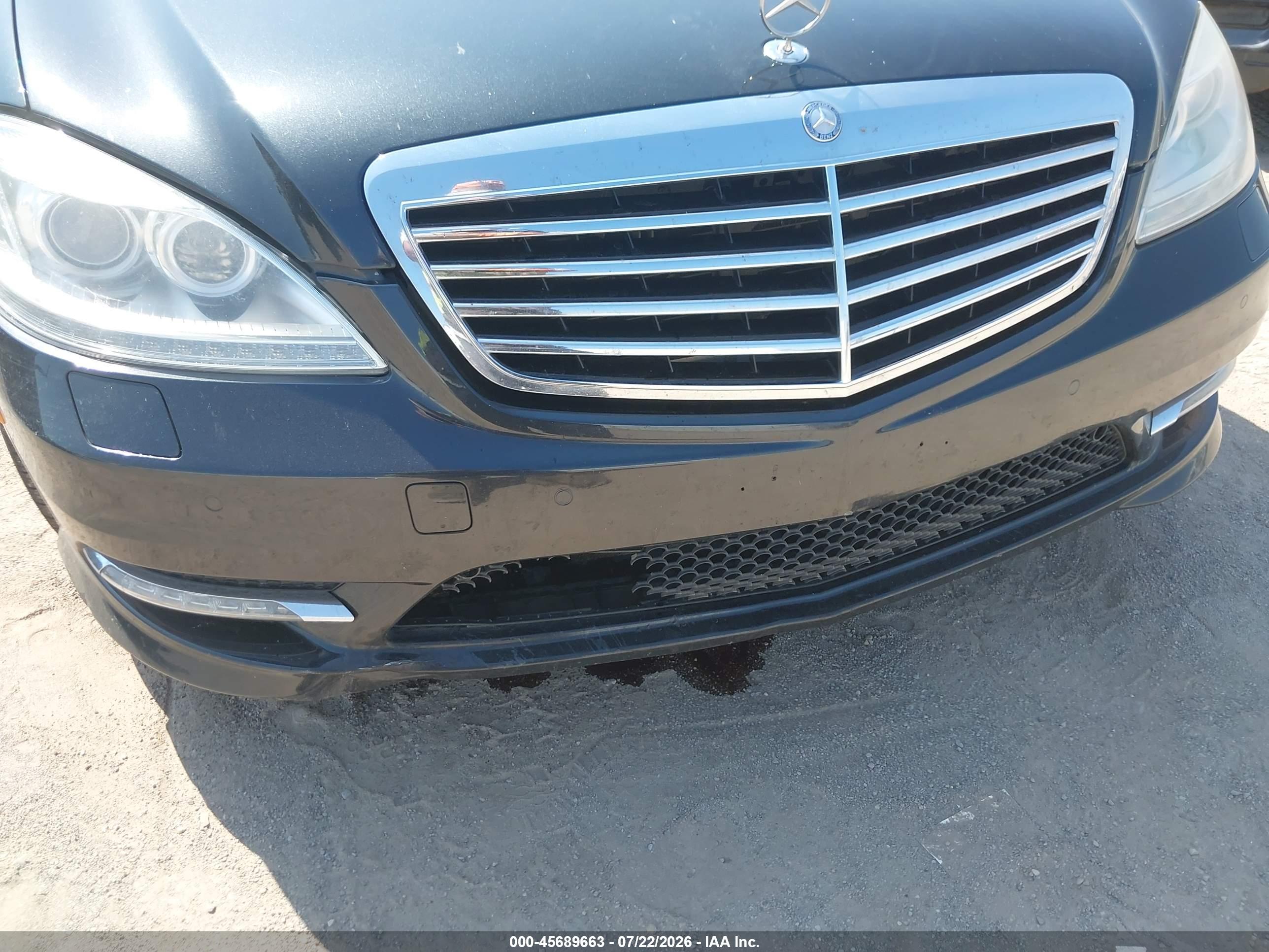2013 MERCEDES-BENZ S 550 4MATIC