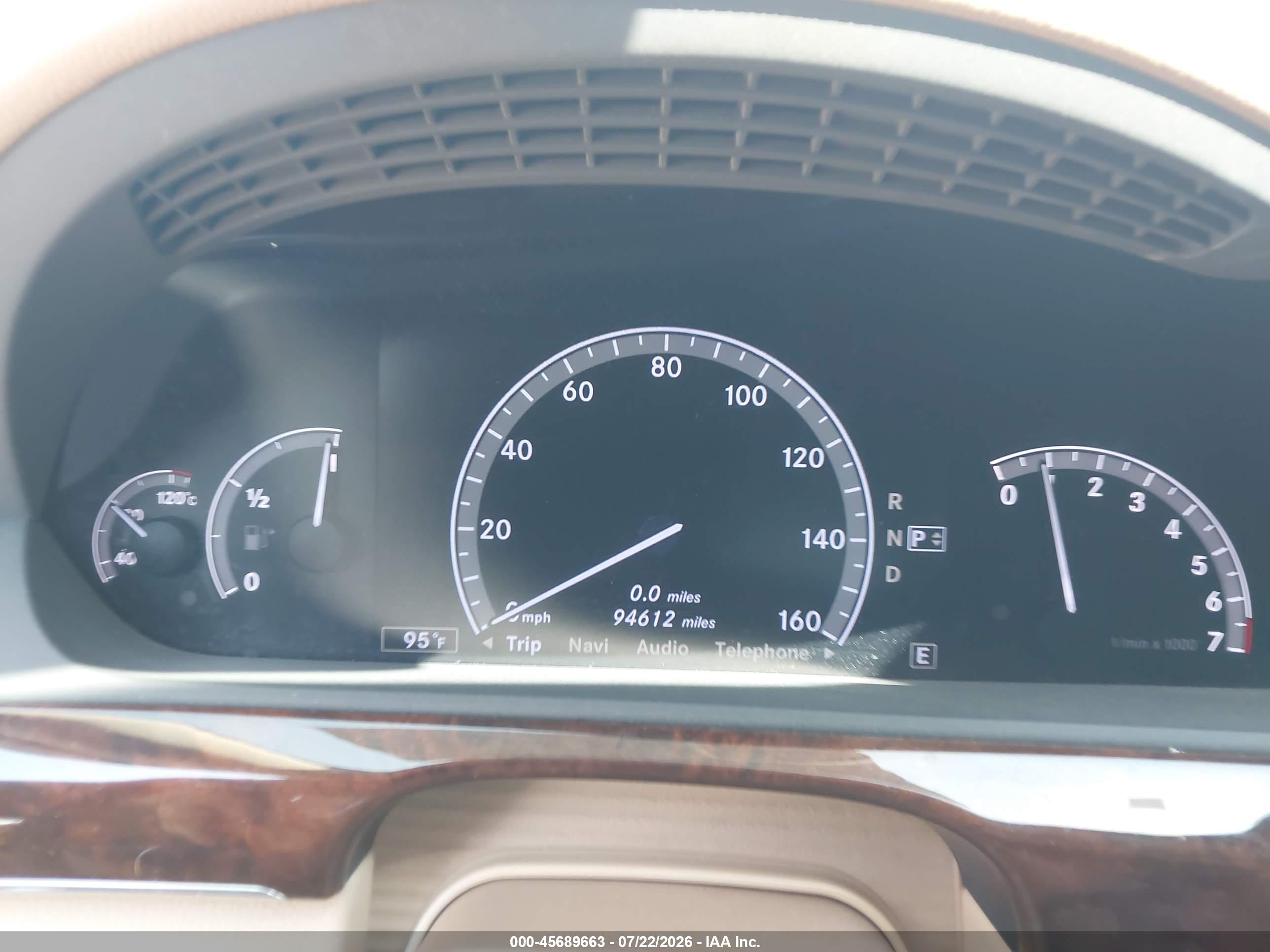 2013 MERCEDES-BENZ S 550 4MATIC