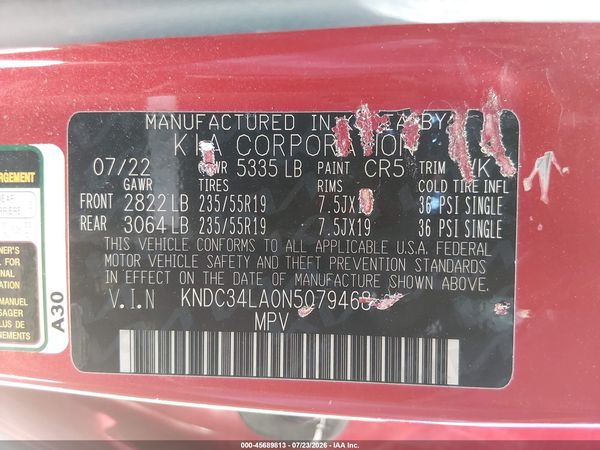 2022 KIA EV6 WIND