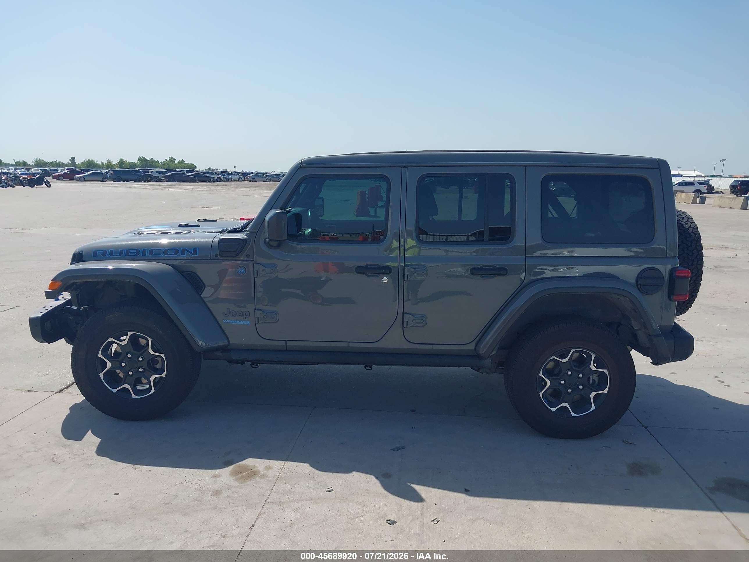 2022 JEEP WRANGLER 4XE UNLIMITED RUBICON 4X4