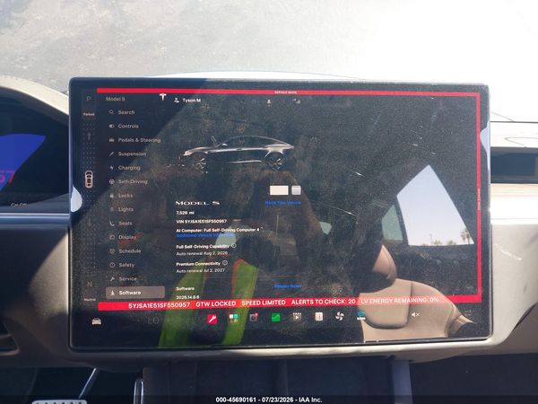 2025 TESLA MODEL S REAR-WHEEL DRIVE