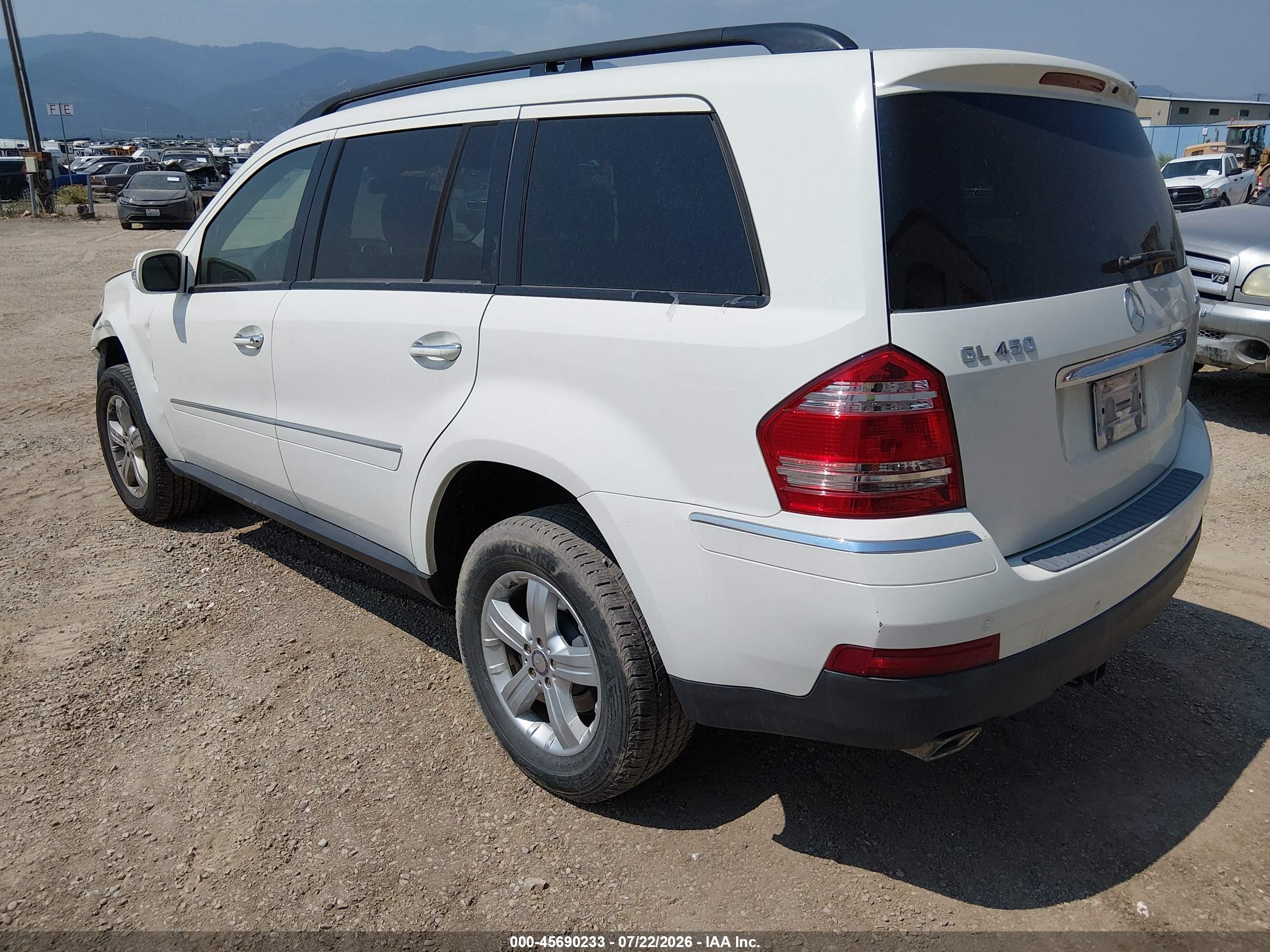 2008 MERCEDES-BENZ GL-CLASS GL450 4 MATIC