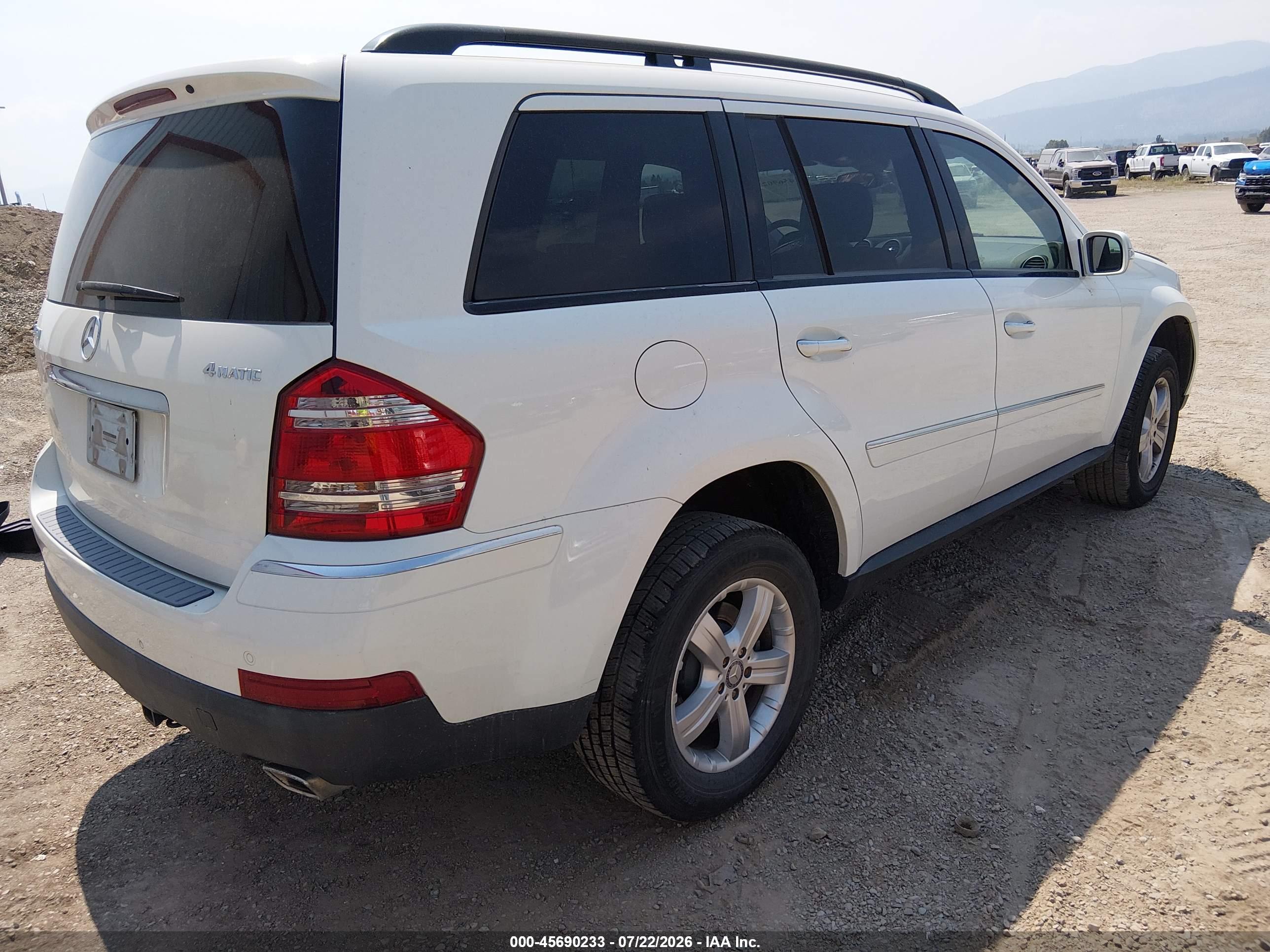 2008 MERCEDES-BENZ GL-CLASS GL450 4 MATIC