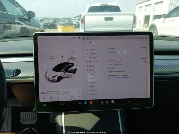 2018 TESLA MODEL 3 LONG RANGE/PERFORMANCE