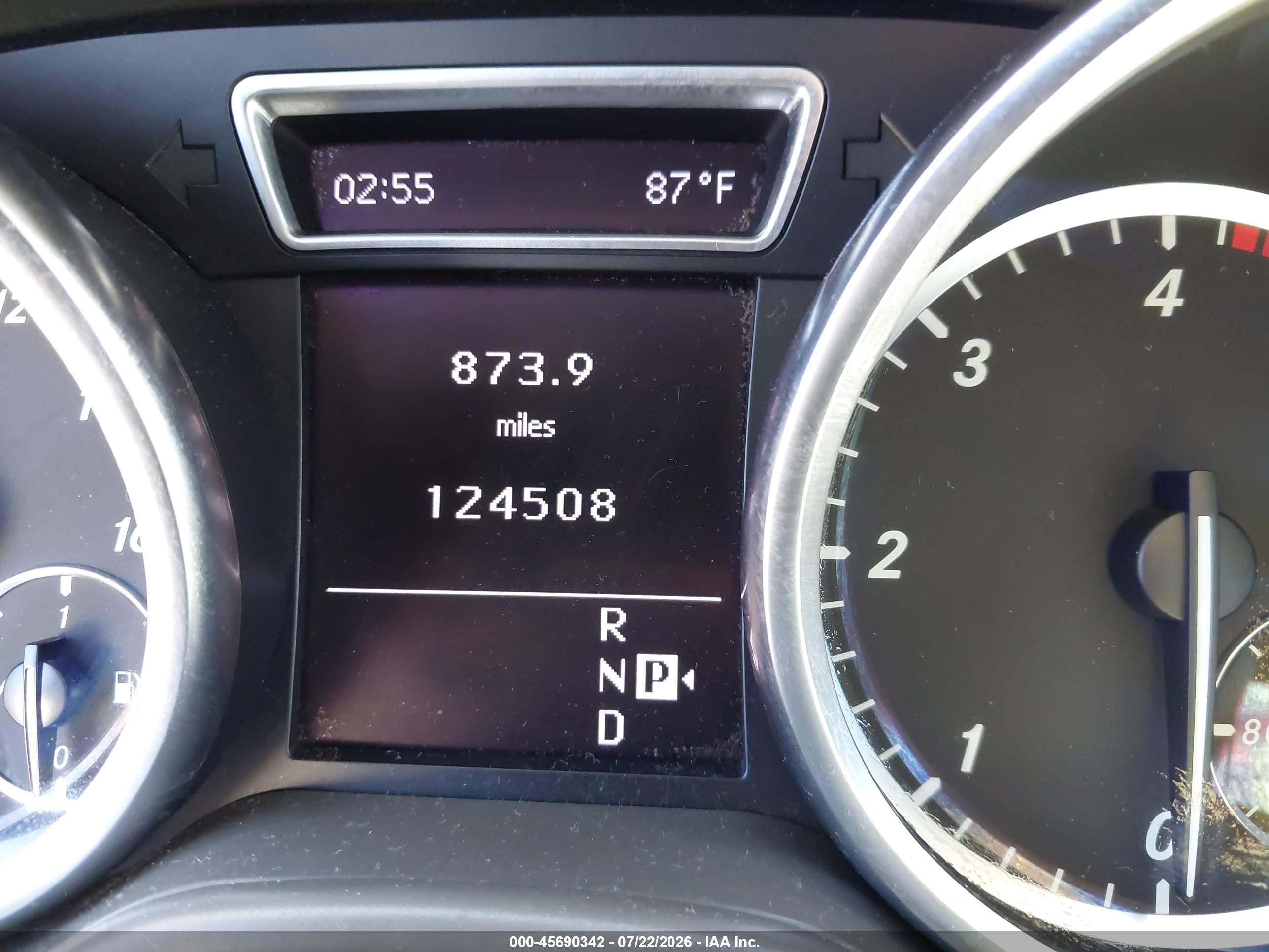 2012 MERCEDES-BENZ ML 350 BLUETEC 4MATIC