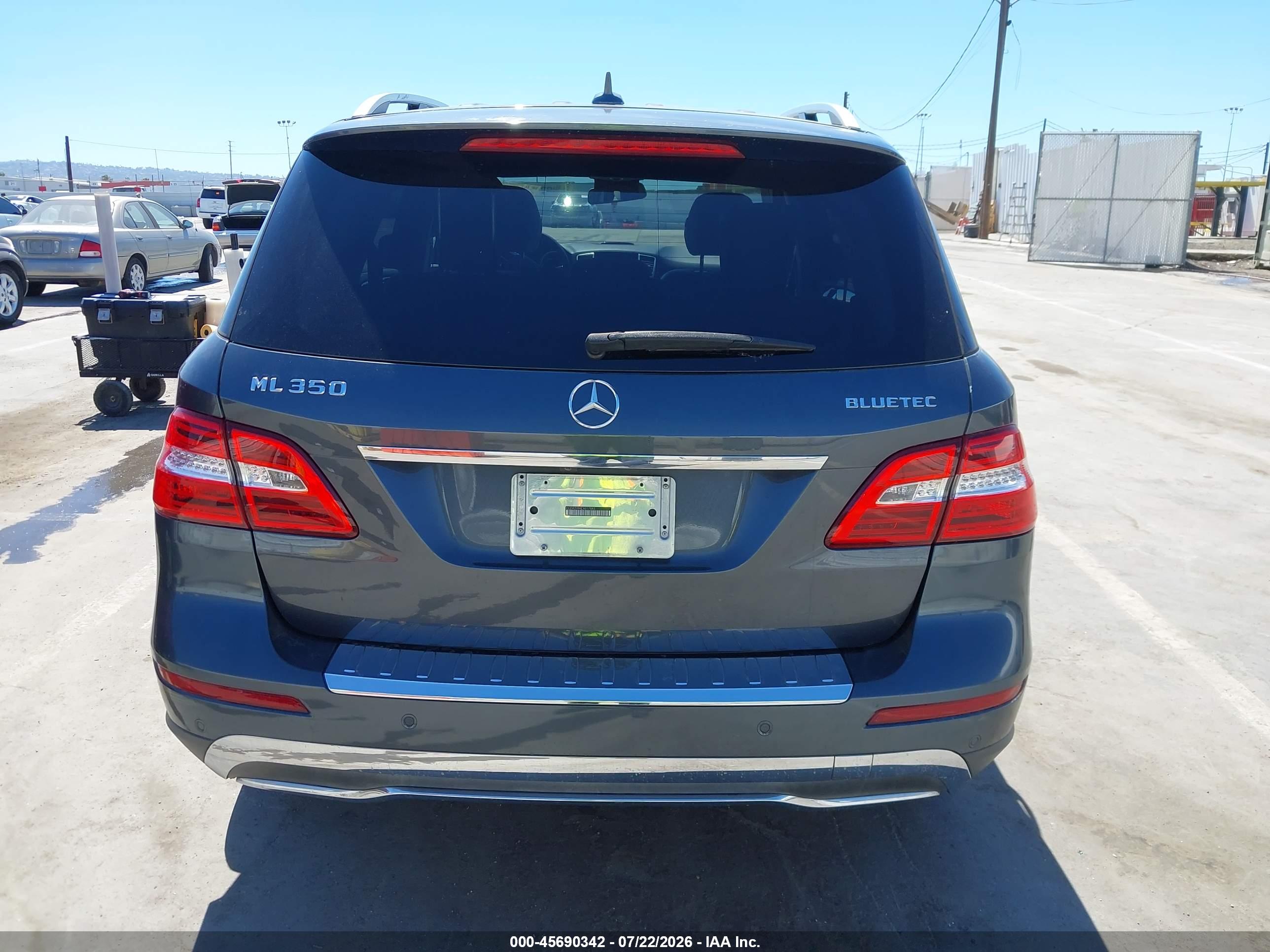 2012 MERCEDES-BENZ ML 350 BLUETEC 4MATIC