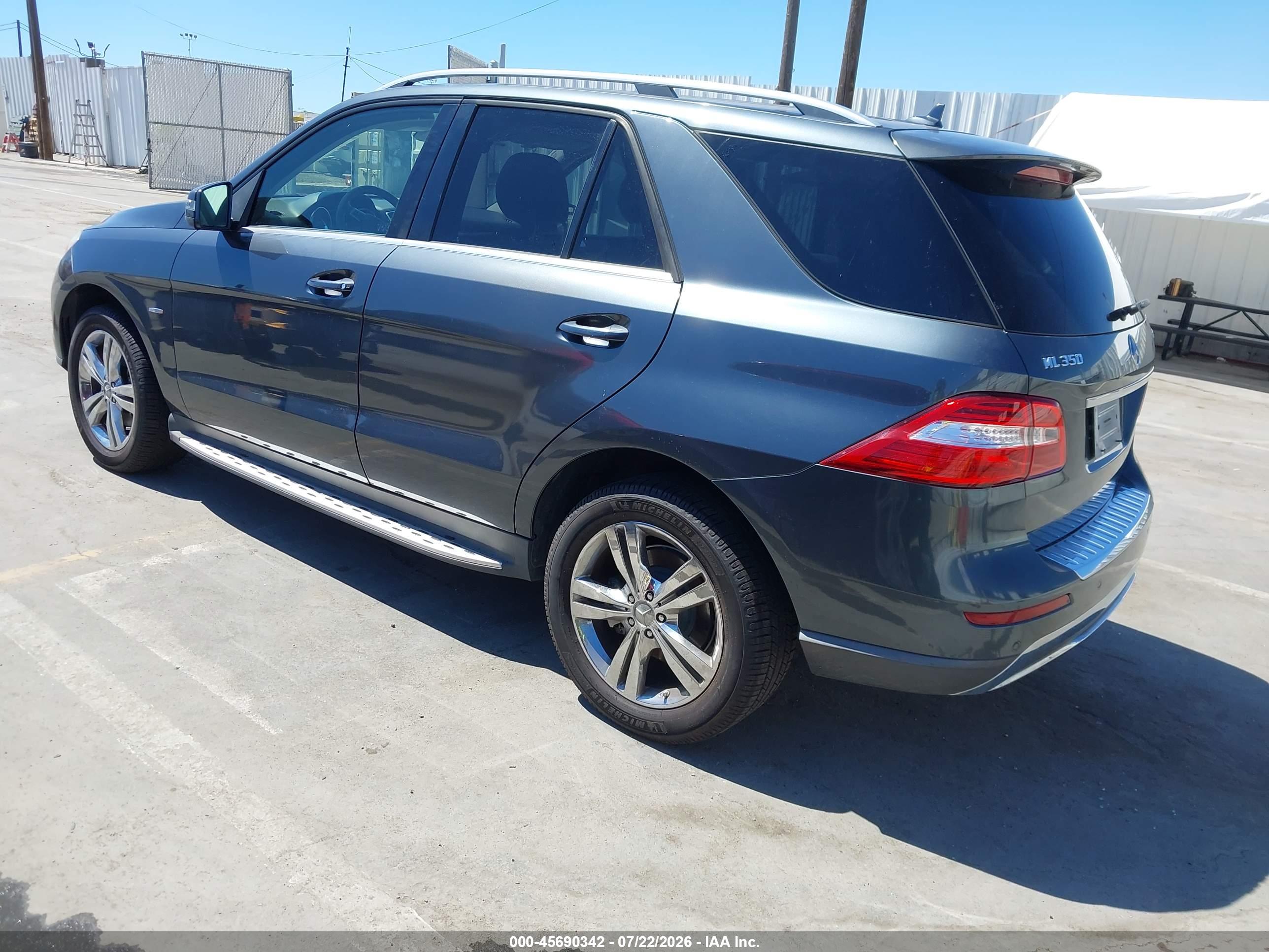 2012 MERCEDES-BENZ ML 350 BLUETEC 4MATIC
