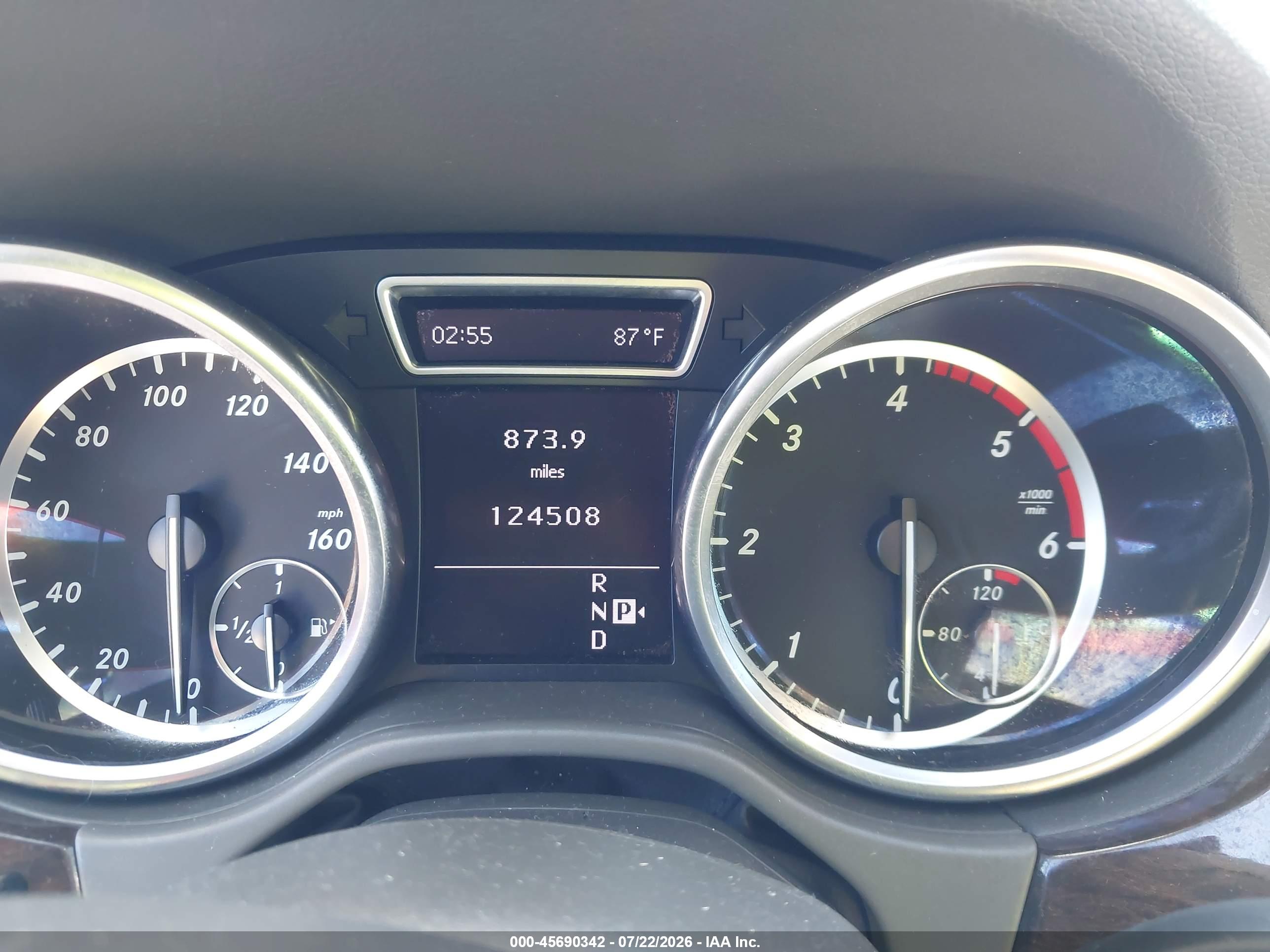2012 MERCEDES-BENZ ML 350 BLUETEC 4MATIC