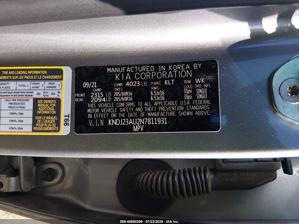 2022 KIA SOUL LX