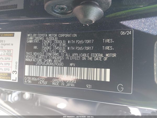 2024 TOYOTA 4RUNNER TRD OFF ROAD