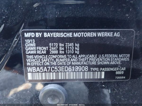2014 BMW 528I XDRIVE