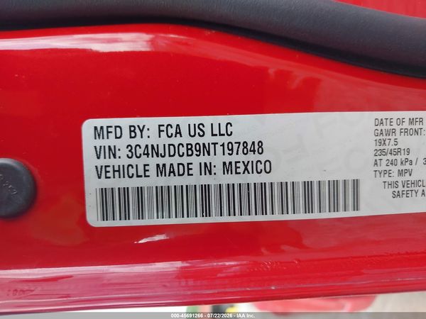 2022 JEEP COMPASS (RED) EDITION 4X4