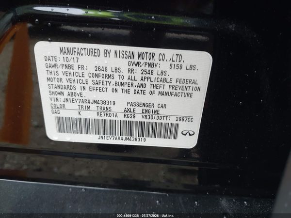 2018 INFINITI Q50 3.0T LUXE