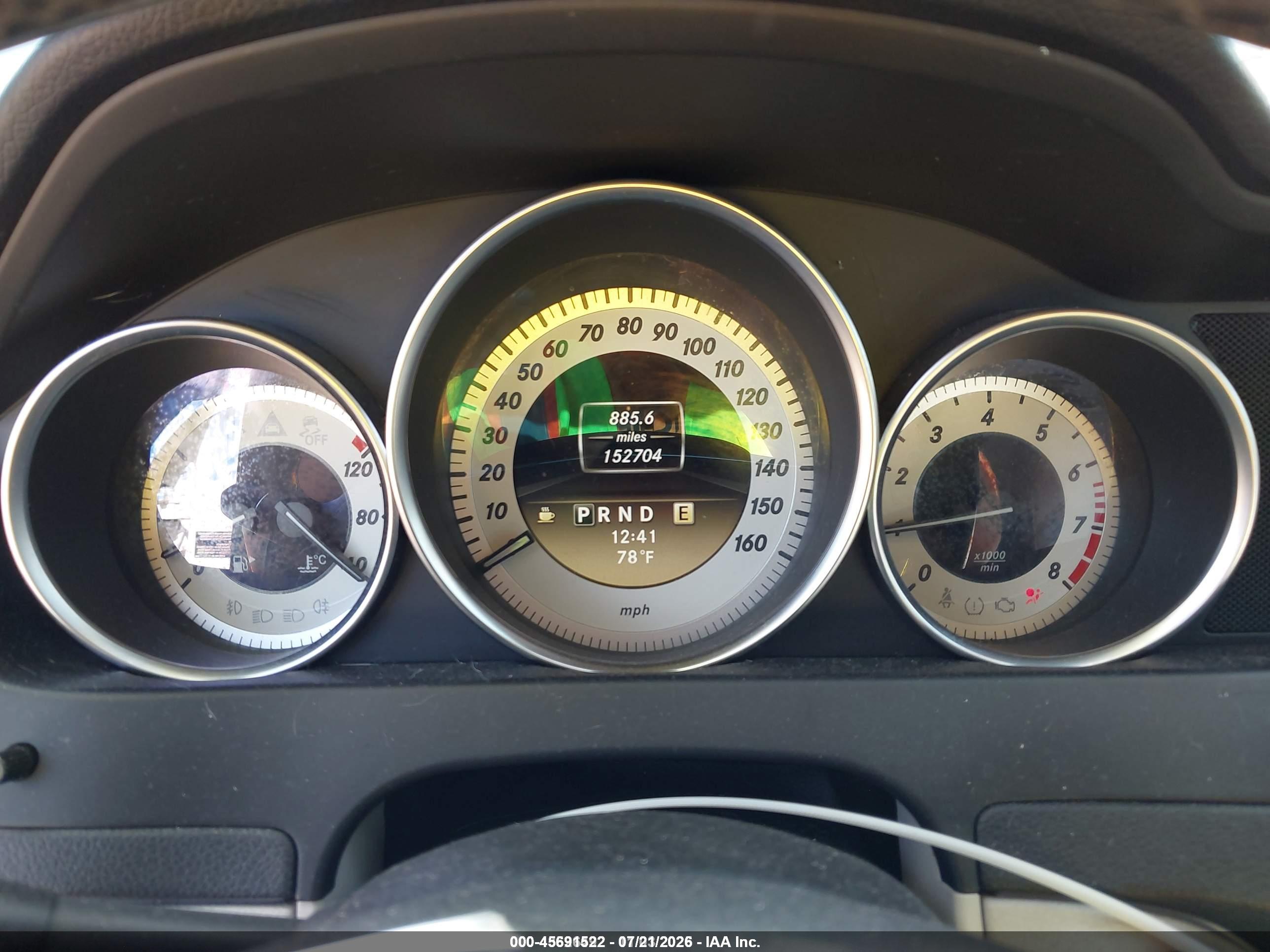2012 MERCEDES-BENZ C 250 LUXURY
