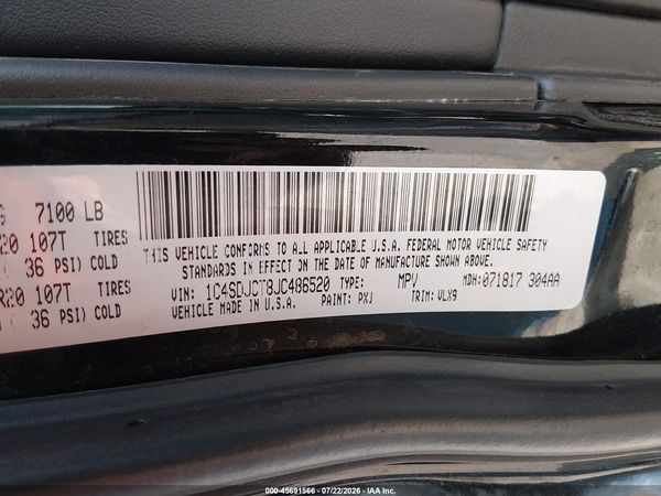 2018 DODGE DURANGO R/T AWD