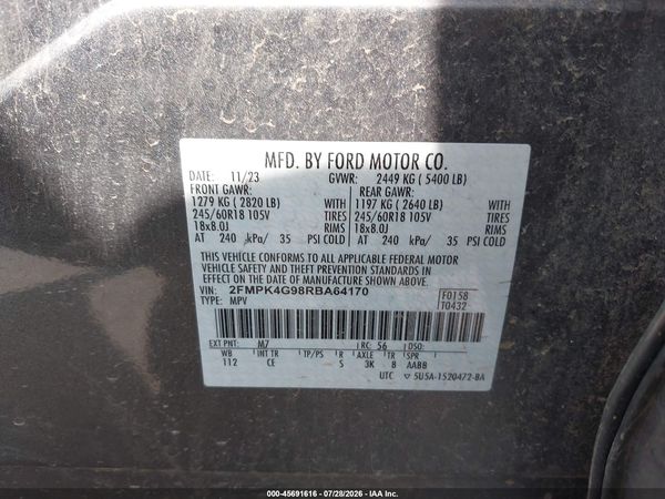 2024 FORD EDGE SE