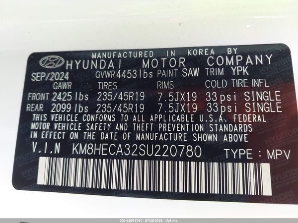 2025 HYUNDAI KONA LIMITED