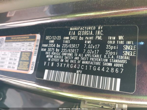 2026 KIA SORENTO LX