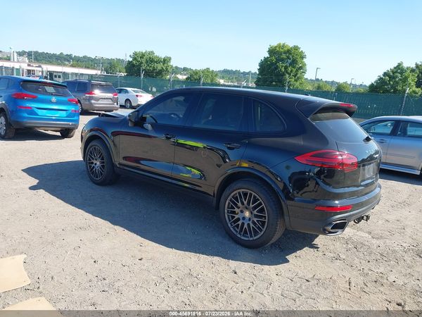 2017 PORSCHE CAYENNE PLATINUM EDITION