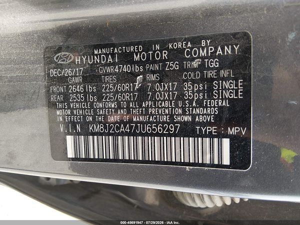 2018 HYUNDAI TUCSON SE