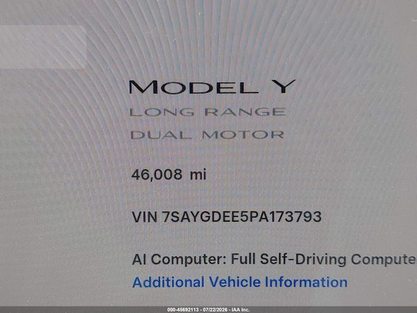 2023 TESLA MODEL Y