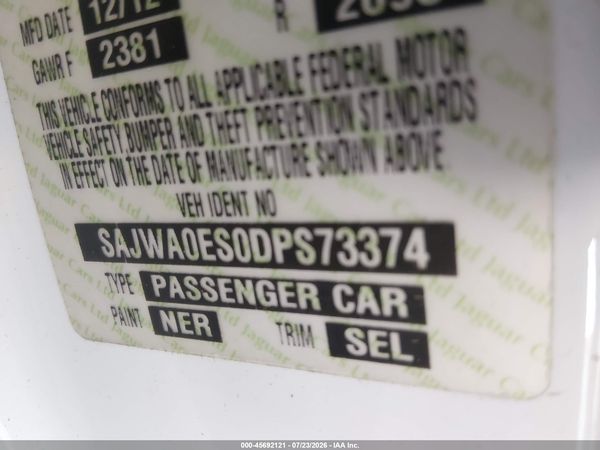 2013 JAGUAR XF I4 T