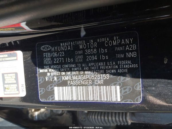 2023 HYUNDAI ELANTRA SEL