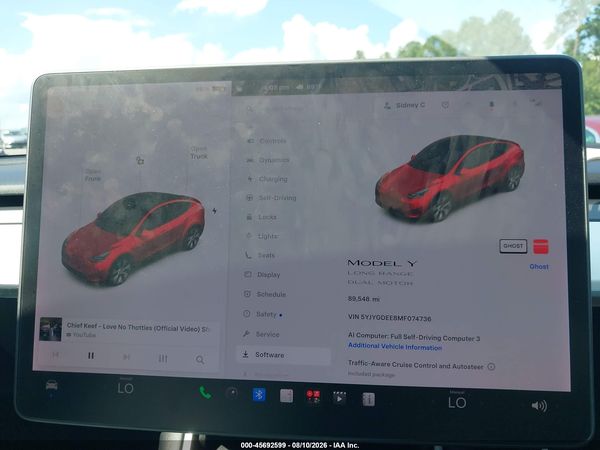 2021 TESLA MODEL Y