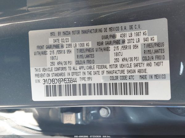 2023 MAZDA CX-30 2.5 S CARBON EDITION
