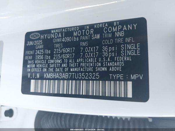 2026 HYUNDAI KONA SE