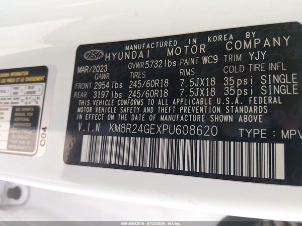 2023 HYUNDAI PALISADE SEL