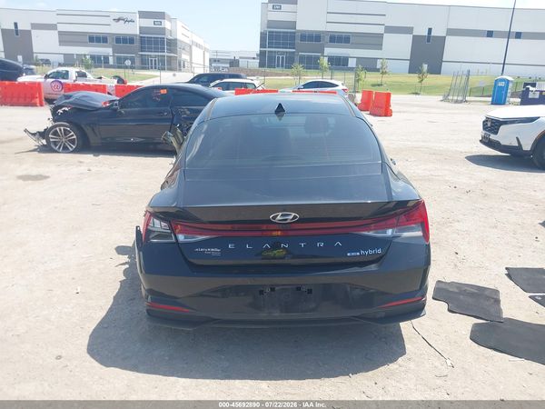 2023 HYUNDAI ELANTRA HYBRID BLUE