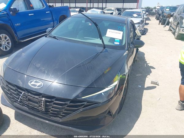 2023 HYUNDAI ELANTRA HYBRID BLUE