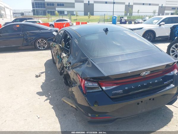 2023 HYUNDAI ELANTRA HYBRID BLUE