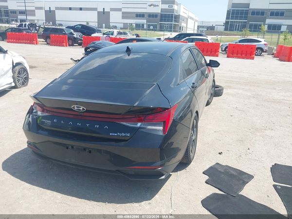 2023 HYUNDAI ELANTRA HYBRID BLUE