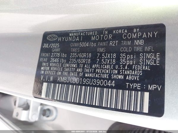 2025 HYUNDAI TUCSON HYBRID SEL CONVENIENCE
