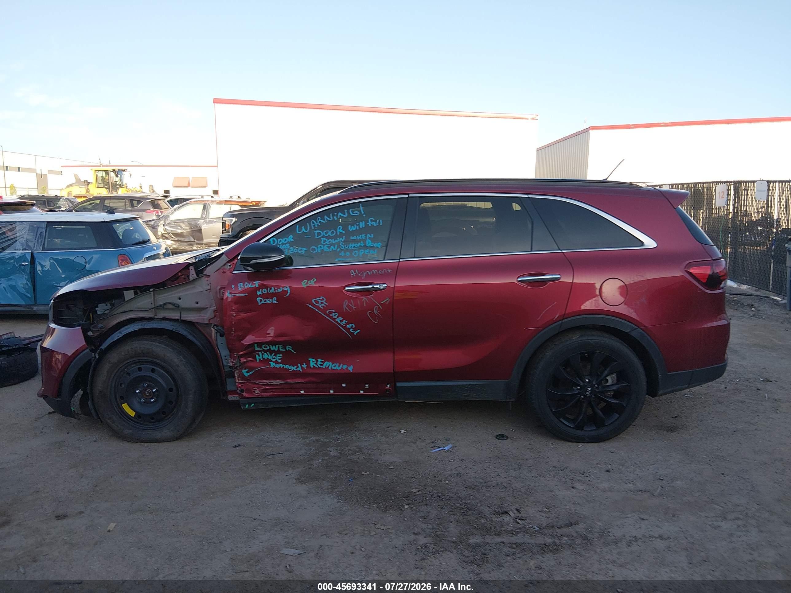 2020 KIA SORENTO 3.3L S