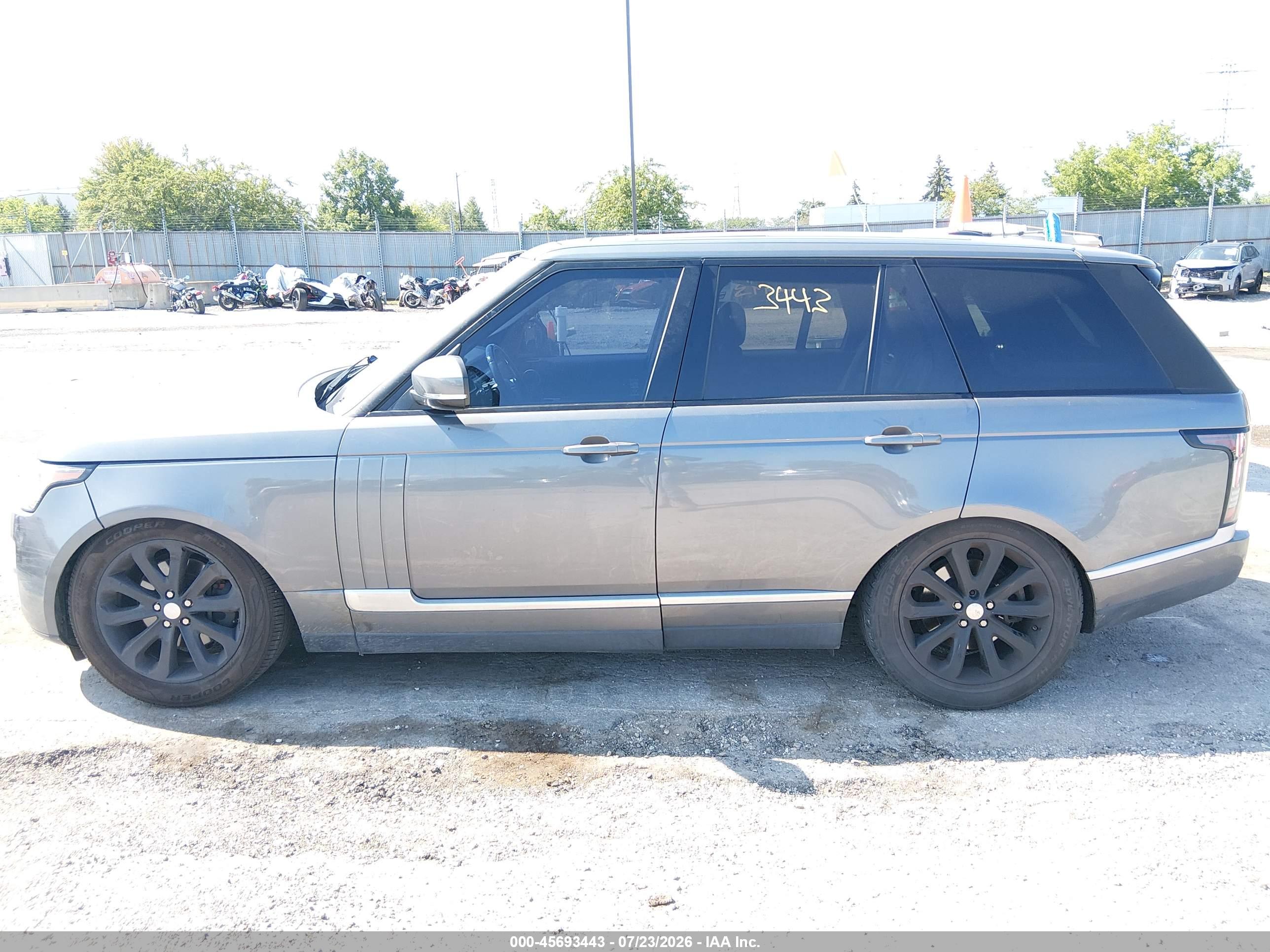 2014 LAND ROVER RANGE ROVER 3.0L V6 SUPERCHARGED HSE