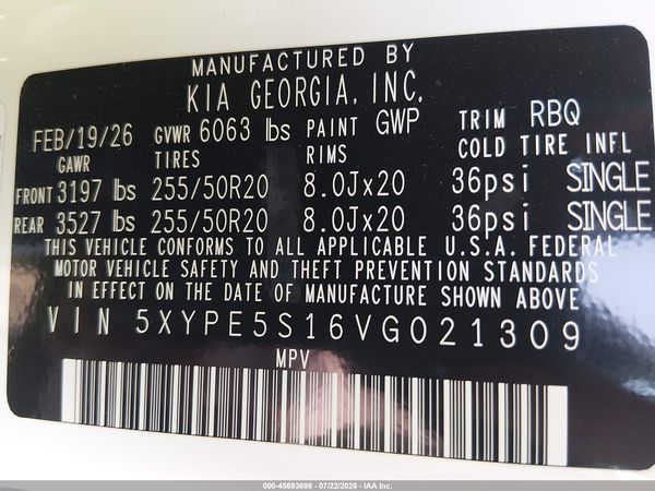 2027 KIA TELLURIDE S