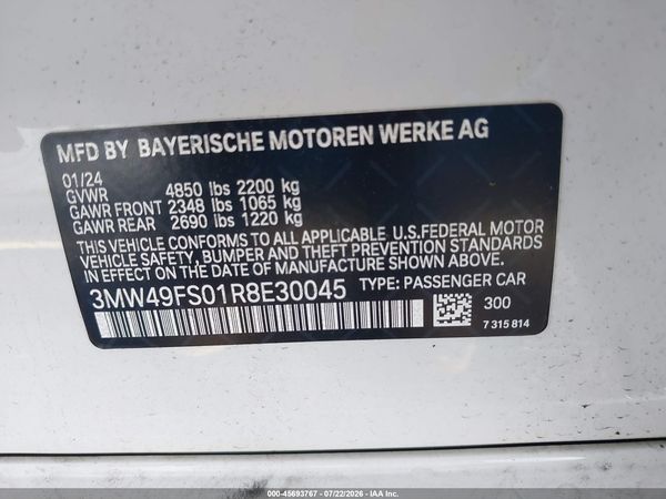 2024 BMW M340I