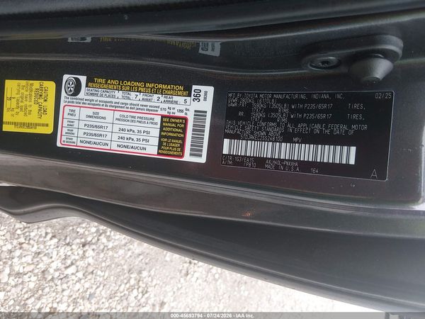 2025 TOYOTA SIENNA XLE