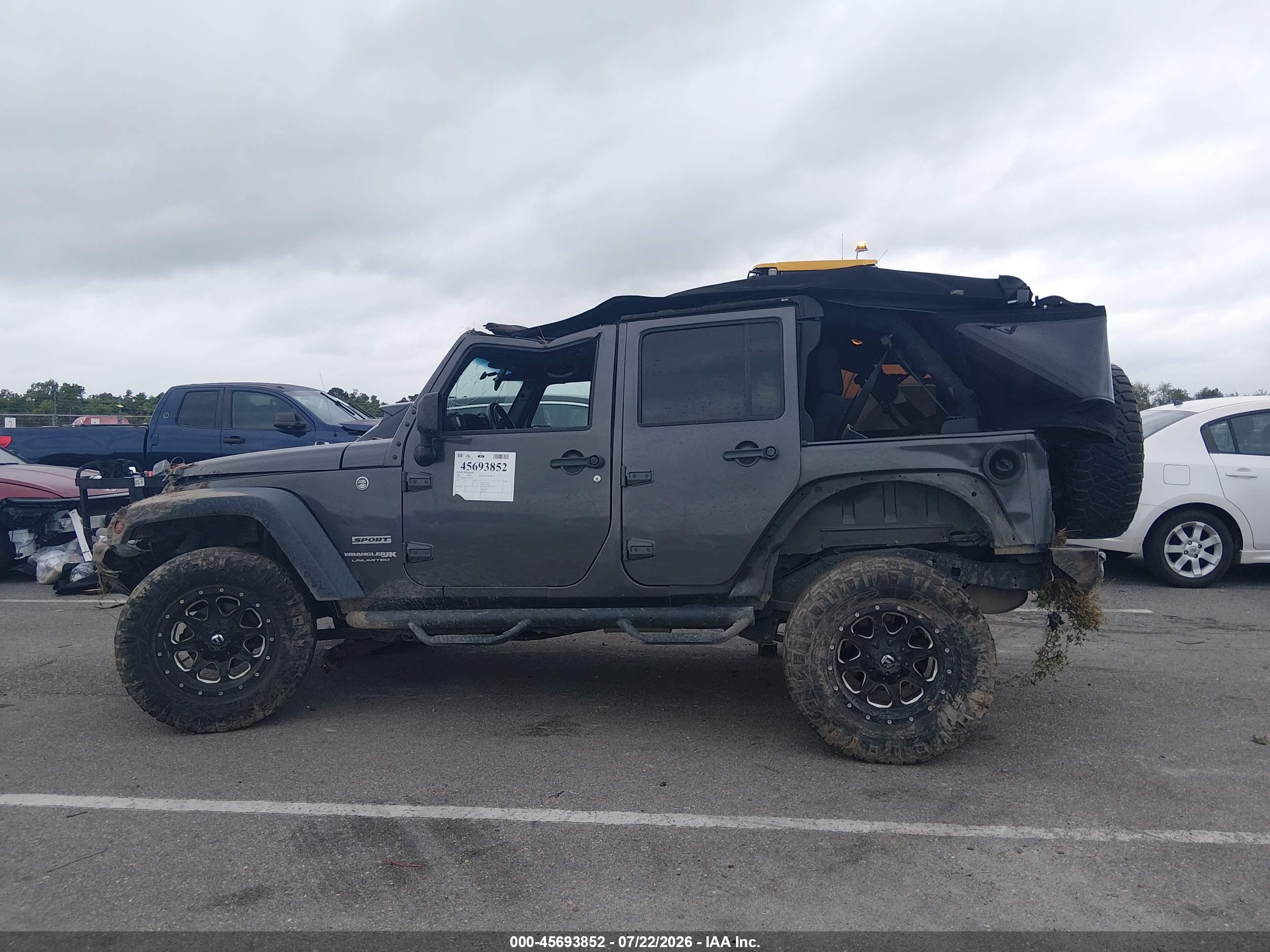 2018 JEEP WRANGLER JK UNLIMITED SPORT 4X4