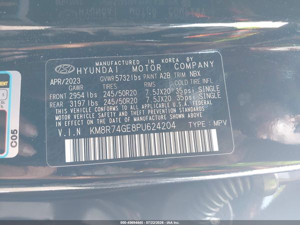 2023 HYUNDAI PALISADE CALLIGRAPHY