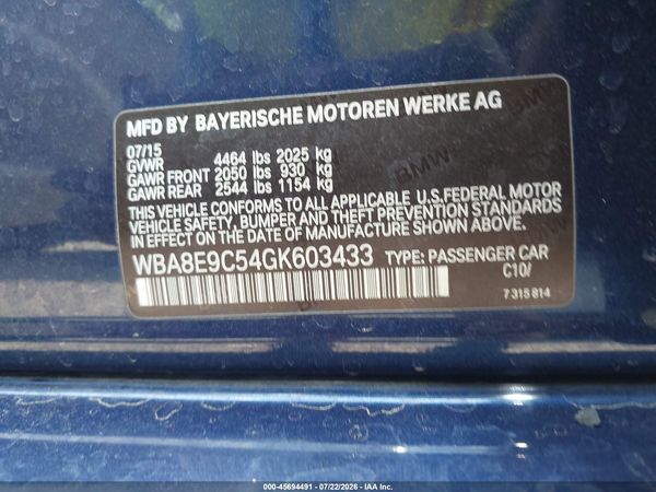 2016 BMW 328I