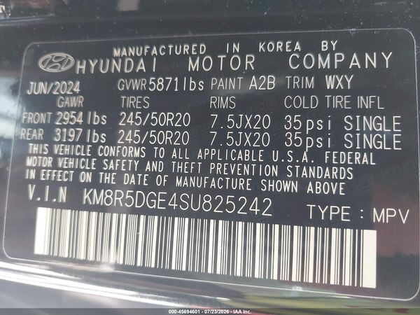 2025 HYUNDAI PALISADE LIMITED