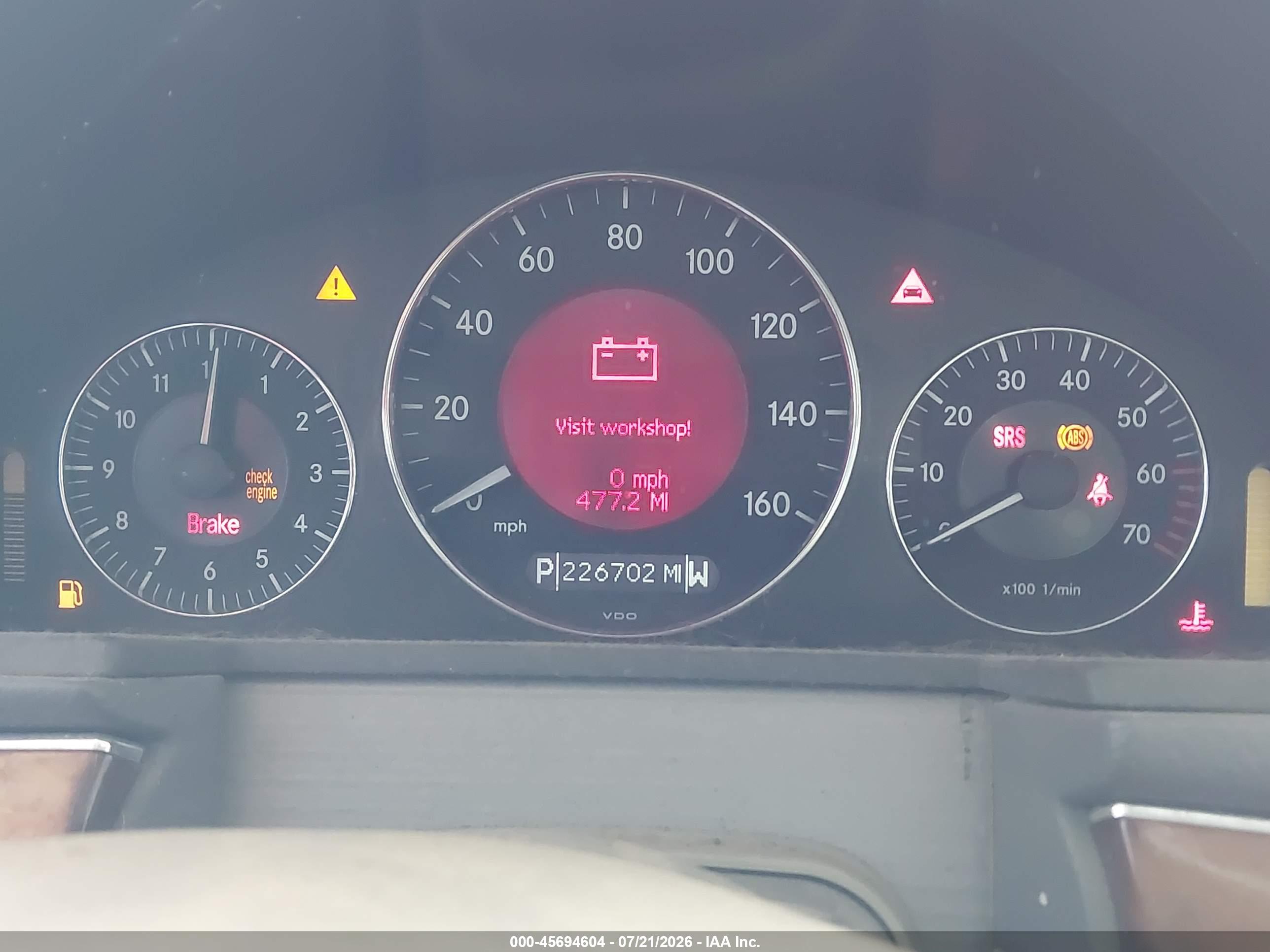 2003 MERCEDES-BENZ E 320 E320