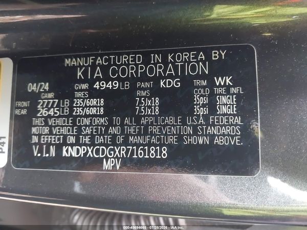 2024 KIA SPORTAGE HYBRID SX-PRESTIGE