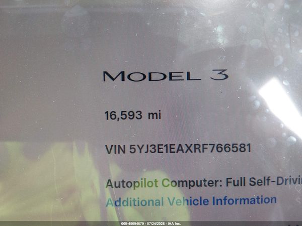 2024 TESLA MODEL 3