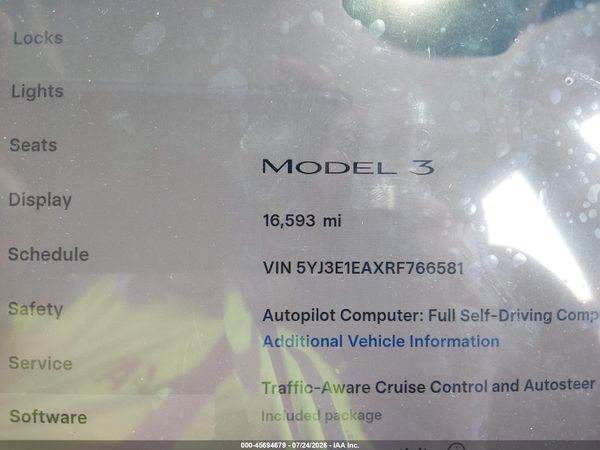2024 TESLA MODEL 3