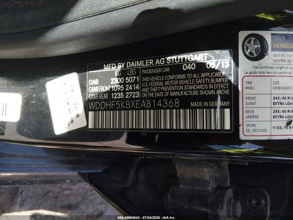 2014 MERCEDES-BENZ E 350 E350